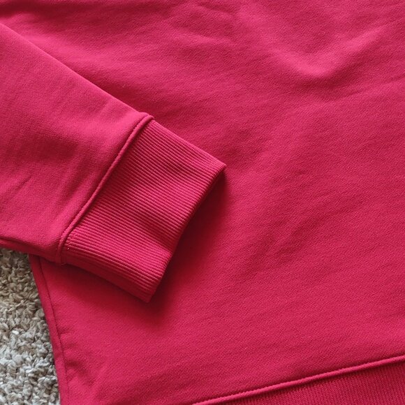 Raf Simons X Fred Perry Hoodie Men's Size 38 Medium Red Colorblock Embroidery - Picture 15 of 16